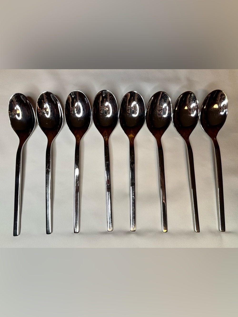Villeroy & Boch NewWave Oval Soup Spoons 18/10 Stainless Set of 8